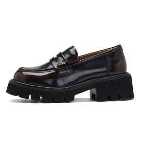 Bebe Коричневые лоферы женские, цвет Brown