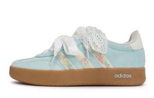 Adidas Кроссовки для скейтбординга BARREDA REGO Hot Dog, Floral Sky, износостойкие, синие, белые, унисекс