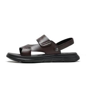 Пляжные шлепанцы мужские Wolves • Family QUNLANGSHIJIA, коричневый