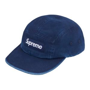 Supreme Стираная чиносовая киперная кепка, Blue