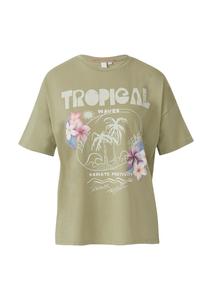 Рубашка QS, оливковый