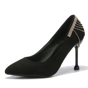 Medd Туфли Fashion Apparel Stylish Individual Comfort Versatile Premium Queen Slim Heel High Heels Women's Black