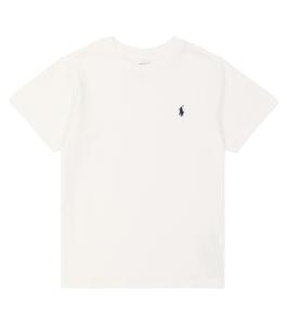 Футболка из хлопкового джерси с логотипом Polo Ralph Lauren, белый