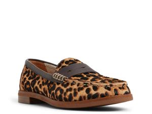 Балетки Sperry Seaport Penny Loafer, Light Brown/Black Leopard Print