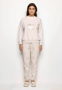 Пижамный комплект Yamamay TEDDY SPA TIME SET, Almond With Print/Mottled Beige