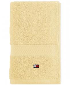 Современное американское полотенце для рук из однотонного хлопка, 40 см x 66 см Tommy Hilfiger Home, цвет daisy