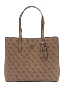 Сумка-шоппер GUESS MERIDIAN II GIRLFRIEND TOTE, Dark beige