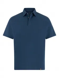 Поло с металлическими кнопками Boggi Milano, синий