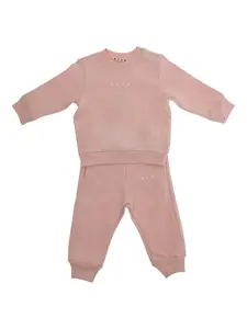 Спортивный костюм с логотипом Marni Kids, розовый