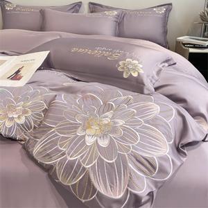 FUANNA Комплект постельного белья 1,8 м, простыня на резинке, пододеяльник 220x240 см