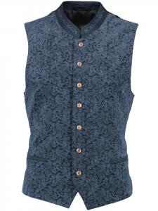 OS-Trachten Традиционный жилет Avubeo темно-синего цвета