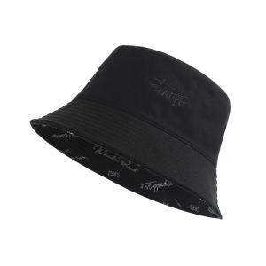 Футболка 100% хлопок унисекс однотонная CACUSS Junior черно-белый текст