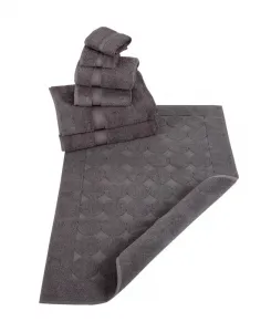 Легендарный роскошный банный набор из 7 предметов из турецкого хлопка Ozan Premium Home, темно-серый