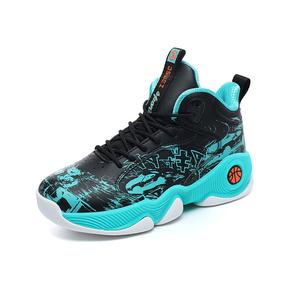 JSWEI Женские баскетбольные кроссовки Mid-Top с амортизирующим противоскользящим покрытием Black Turquoise, цвет Black Turquoise