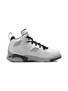 Кроссовки Flight Club 91 White/Black/Metallic Silver/Gym Jordan Kids, белый