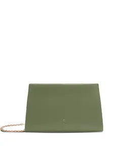 Мини-сумка Myfurla из кожи с цепочным ремешком, зеленый