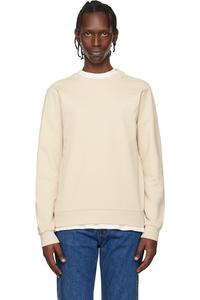 A.P.C. Бежевая стандартная толстовка 'rue madame'