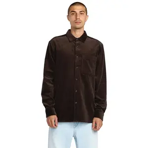 Рубашка с длинным рукавом Volcom Fostered, коричневый