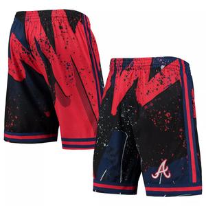 Мужские шорты Mitchell & Ness Red Atlanta Braves Hyper Hoops