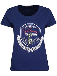 Футболка Geographical Norway Jirondelle, темно-синий