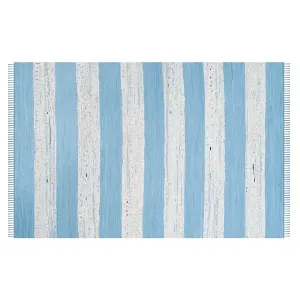 Ковер Montauk Lynette ручной работы, плоский, полосатый Safavieh, мультиколор, 153x214 см