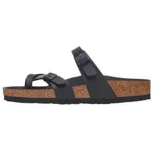 Birkenstock Майари EVA устойчивые к истиранию шлепанцы женские черные узкие, цвет Black