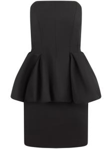 Nina Ricci шерстяное платье мини, черный