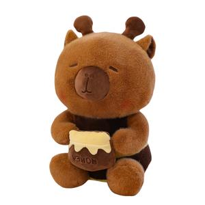 Кукла капибара Bee Jar высота 25см/30см/40см/50см/80см Whoops, коричневый