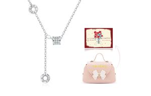 TRUE ME Женское ожерелье из серебра 999 пробы