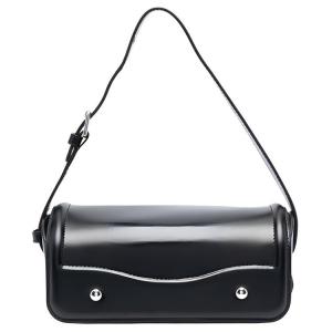 Женская черная сумка Lemaire через плечо из телячьей кожи