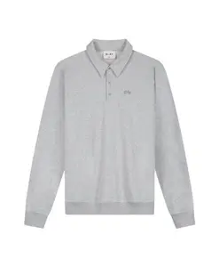 Свободная рубашка поло Olaf Hussein, серый