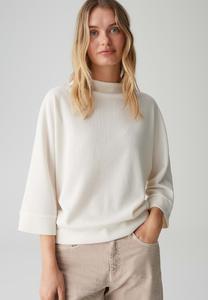 Топ OPUS LOOSE FIT 3/4 SLEEVES, Soft Cream/White