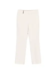 Брюки с разрезами на подоле Peserico, белый