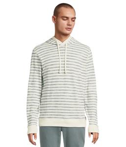 Худи Faherty Sunwashed Slub Hoodie, цвет Pearl Ocean Stripe