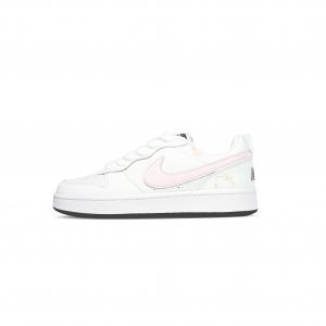 Nike Кроссовки Court Borough Misty Island Grass из синтетической кожи, устойчивые к истиранию, дышащие, низкие