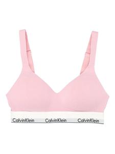 Бюстгальтер-бралетт Calvin Klein с логотипом, розовый