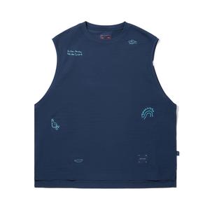 Футболка-майка unisex insulaire LiNing, синий