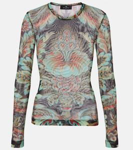 Джерси с принтом Etro, Print On Black Base