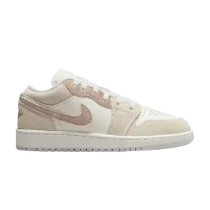 Кроссовки Air Jordan 1 Low SE GS, цвет Sail Archaeo Brown