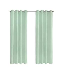 Полупрозрачная штора Boucle премиум-класса на люверсах, стильная и функциональная, 52" x 63", цвет Surf Spray Habitat, Surf spray