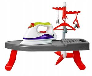 Утюг Гладильная Доска Детский Набор Куклая Вешалка Для Одежды Midex