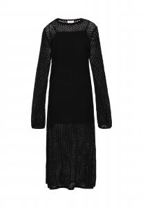 IZIA Вязаное платье 'Festival' в черном цвете