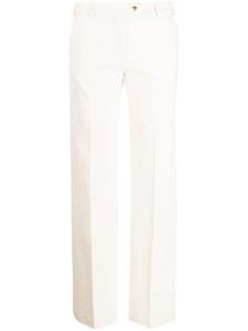 Расклешенные джинсы с логотипом Palm Angels, белый