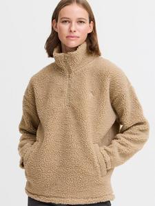 Флисовая куртка oxtolirone Oxmo, бежевый