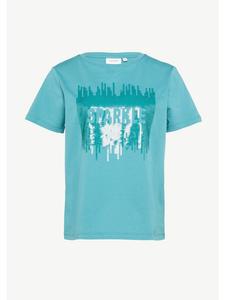 Футболка цвета 63E2_бирюзовый comma