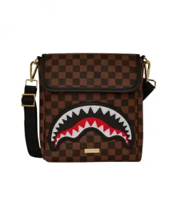 Разноцветная сумка-мессенджер, лимитированная серия Sprayground, коричневый