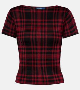 Клетчатая блузка Polo Ralph Lauren, Polo Blk Fireside Red