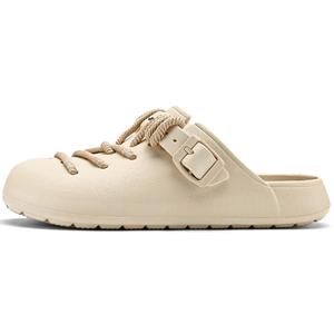 JKEM Сандалии с закрытым носком, нескользящие, устойчивые к запахам, унисекс, хаки