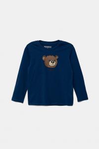 Детская хлопковая водолазка Guess, синий