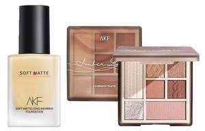 Набор косметики Women's AKF, soft mist foundation #02 natural white + 03 amber milk coffee